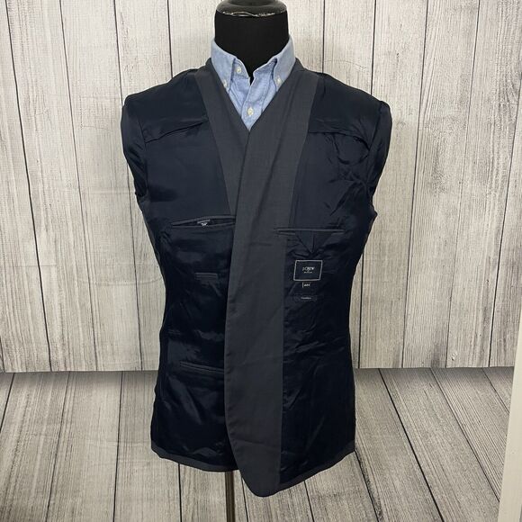 J. Crew Thompson 44R Blue 100% Wool 2-Button Dual-Vent Sports Coat - Picture 8 of 11